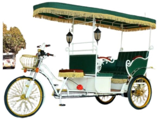 אופני כרכרה מפוארת – ירוק