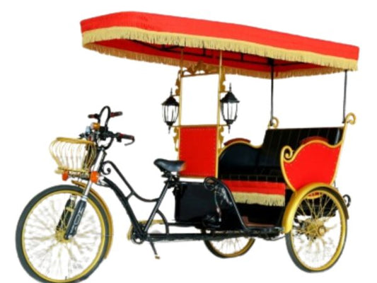 אופני כרכרה מפוארת – אדום