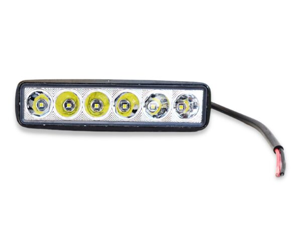 פנס 6 LED קדמי עוצמתי – דגם E (Wide Beam)