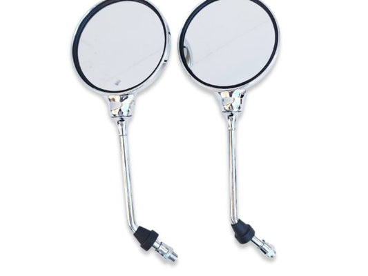 זוג מראות ניקל עגול