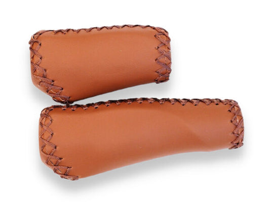 זוג גריפים דמוי עור מתאים למצערת חצי – חום