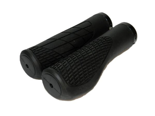 זוג גריפים נעילה סיליקון ארגונומיים – שחור